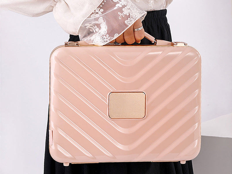 ILLUME LED Mirror Beauty Case - Soft Pink