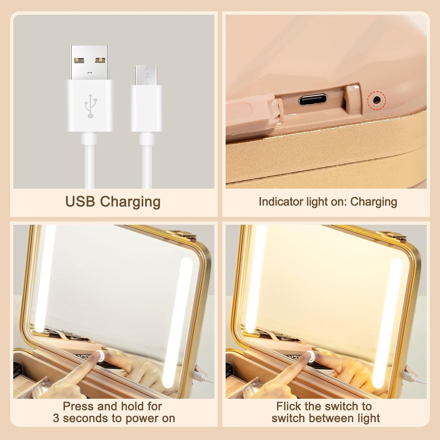 ILLUME LED Mirror Beauty Case