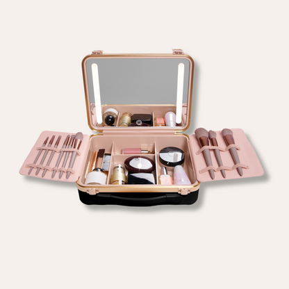 ILLUME LED Mirror Beauty Case - Black