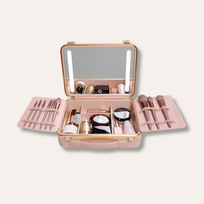 ILLUME LED Mirror Beauty Case - Soft Pink