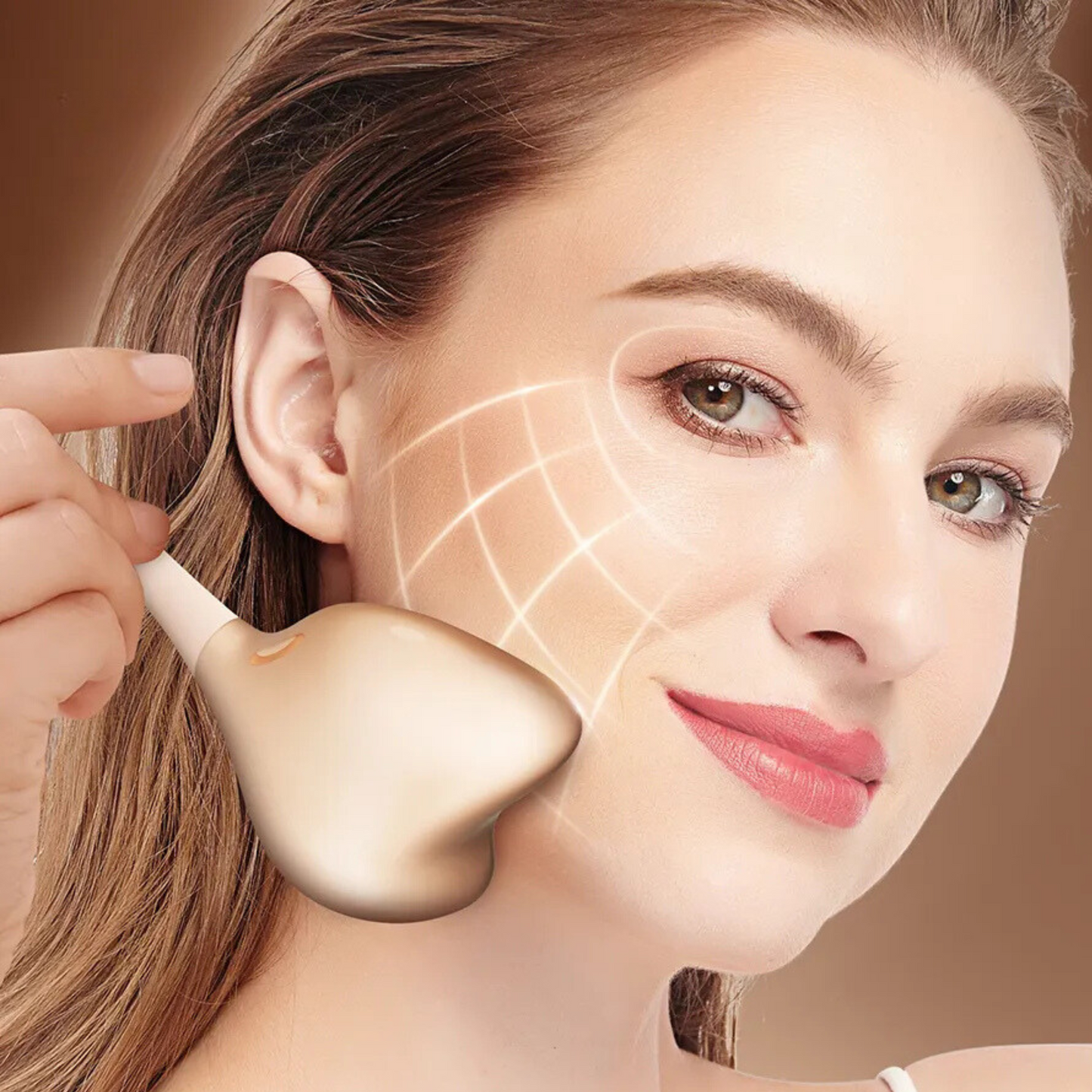 GLACE Cyro Stainless Steel Facial Globes - Rose Gold