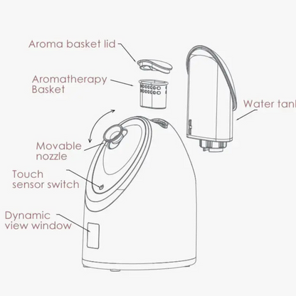 AÉRAS Hot & Cold 6 Modes Facial Steamer