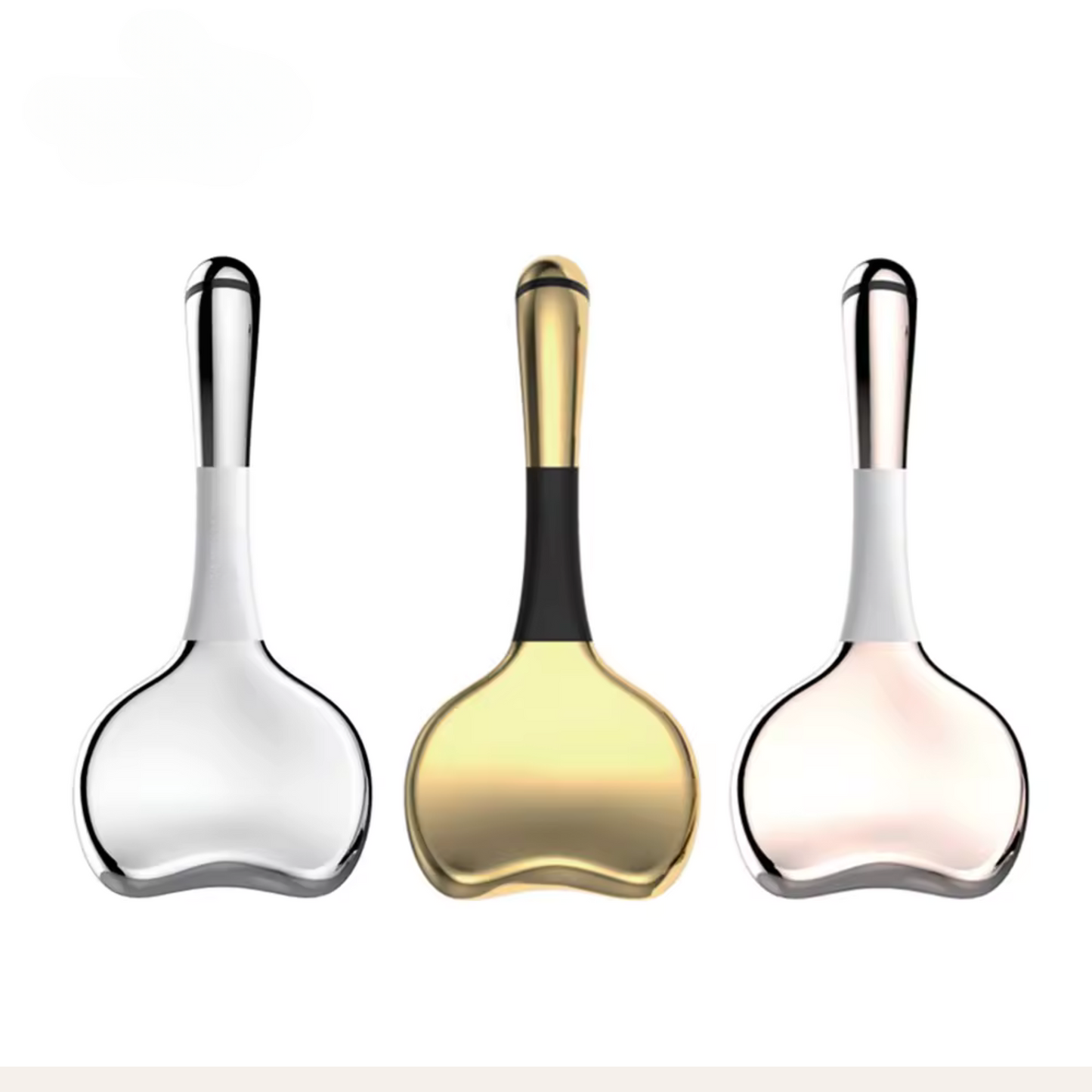 GLACE Cyro Stainless Steel Facial Globes - Rose Gold