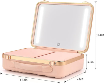 ILLUME LED Mirror Beauty Case - Soft Pink