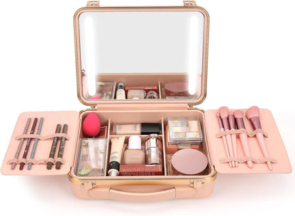 ILLUME LED Mirror Beauty Case - Soft Pink