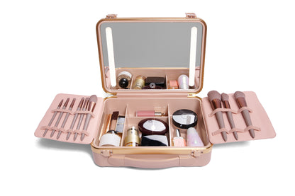 ILLUME LED Mirror Beauty Case - Soft Pink