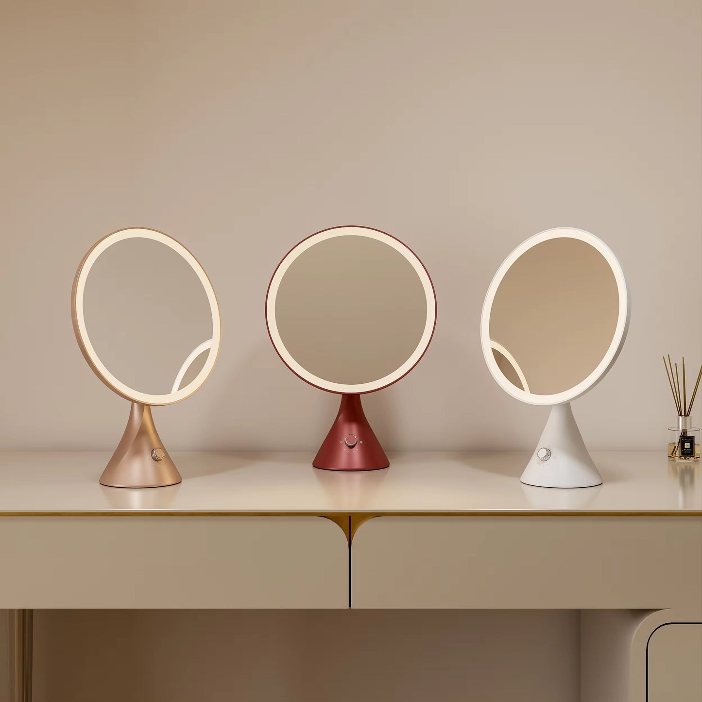 LUMIERE Vanity Advanced Glow Mirror - Rose Gold