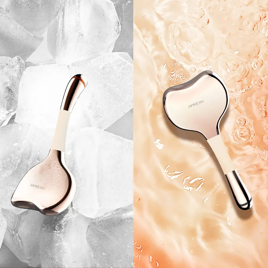 GLACE Cyro Stainless Steel Facial Globes - Rose Gold