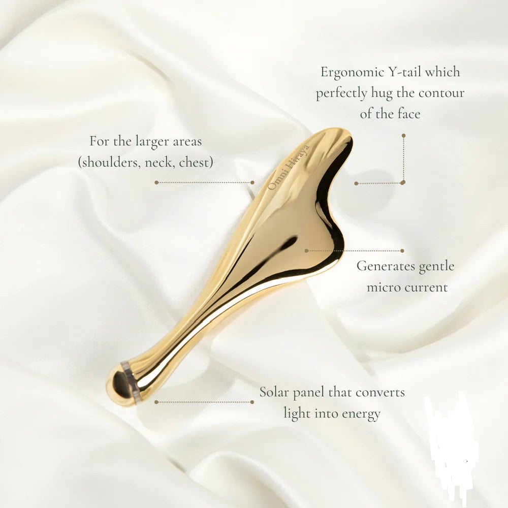 CONTURA Gua Sha Face & Body Sculpting Tool - 24K Gold Plated