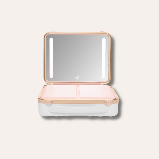 ILLUME LED Mirror Beauty Case - White